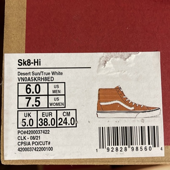 Vans Sk8-HI Desert Sun/True White WMNS - Picture 16 of 16